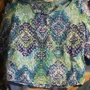 Liz Clairborne size PXL polyester blouse